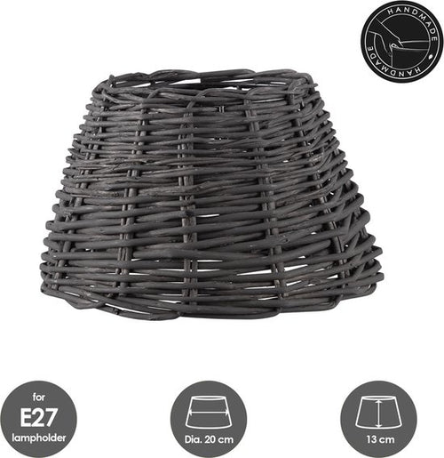 Light Depot - Lampenkap Roseau - Ø 30 - Rotan/Riet - afbeelding 2