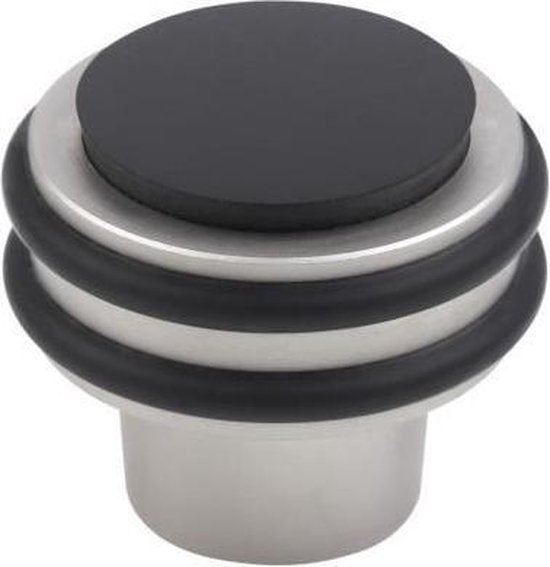 METAFRANC deur- / wandstopper in zink / nikkel - 38 x 45 mm - afbeelding 1