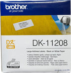 3 stuks originele Brother DK-11208 adreslabel (38mm x 90mm) 3 x 400 st - afbeelding 3