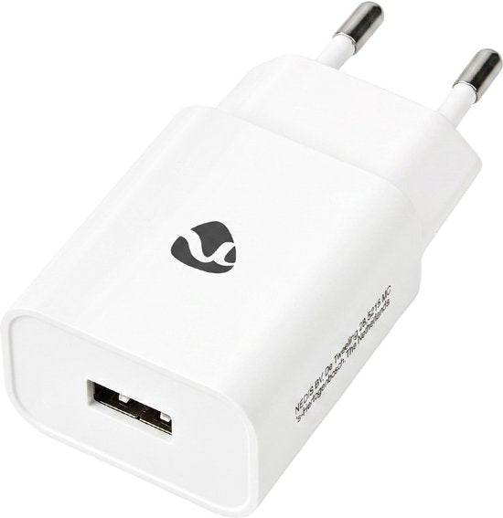 Nedis Oplader - 12 W - 1x 2.4 A - Outputs: 1 - USB-A - Geen Kabel Inbegrepen - Single Voltage Output - Wit - afbeelding 12