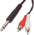 Nedis Stereo-Audiokabel - 6,35 mm Male - 2x RCA Male - Vernikkeld - 2.00 m - Rond - Polybag - afbeelding 11