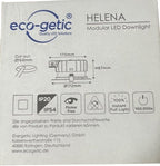 ECO-GETIC LED Downlighter zaaggat 15 cm 10 w / 16 w 3000K / 4000K - afbeelding 7