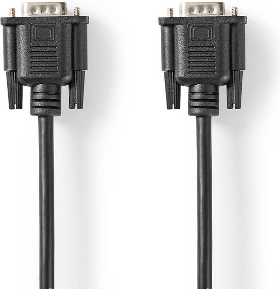 Nedis VGA-Kabel - VGA Male - VGA Male - Vernikkeld - Maximale resolutie: 1024x768 - 3.00 m - Rond - ABS - Zwart - Label - afbeelding 4