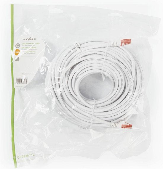 Nedis CAT6 Netwerkkabel - RJ45 Male - RJ45 Male - U/UTP - m - Rond - PVC - Label - afbeelding 25