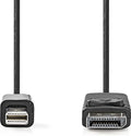 Mini-DisplayPort - | Mini-DisplayPort Male - DisplayPort Male | m | Zwart - 275380 — EAN 5412810275380