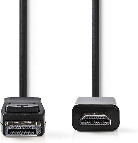 Nedis DisplayPort-Kabel - DisplayPort Male - HDMI Connector - 1080p - Vernikkeld - 3.00 m - Rond - PVC - Zwart - Envelop - afbeelding 8