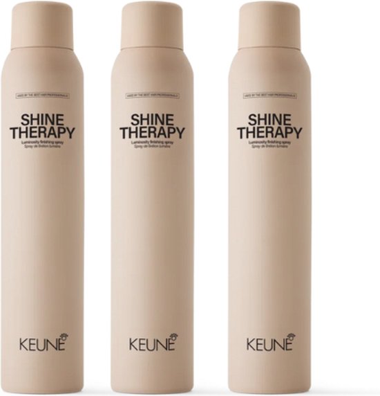 3 stuks - Keune - Shine Therapy - Luminosity Finishing Spray 200 ml - afbeelding 1
