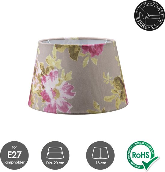 Home Sweet Home - Lampenkap Flowers - Bloemenmotief - E27 - afbeelding 10