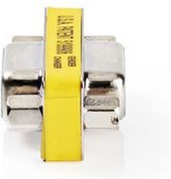 Nedis VGA-Adapter - VGA Female 15p - VGA Female 15p - Vernikkeld - Recht - Metaal - Metaal - Polybag - afbeelding 7