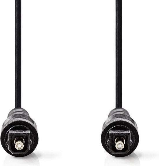 Nedis Optische Audiokabel - TosLink Male - TosLink Male - m - Rond - PVC - Zwart - afbeelding 16