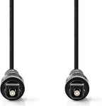 Nedis Optische Audiokabel - TosLink Male - TosLink Male - m - Rond - PVC - Zwart - afbeelding 44