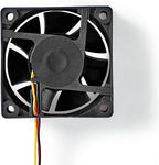 Nedis DC Ventilator - DC - Grootte ventilator: 60 mm - 3-Pin - 32.3 dBA - Zwart - afbeelding 2