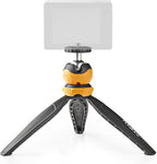 Nedis Statief - Maximaal draagvermogen: 1.5 kg - Minimale werkhoogte: 11.0 cm - Maximale werkhoogte: 16.0 cm - 1 Segment - Gefixeerd - Inclusief reistas - ABS / Nylon - Oranje / Zwart - afbeelding 5