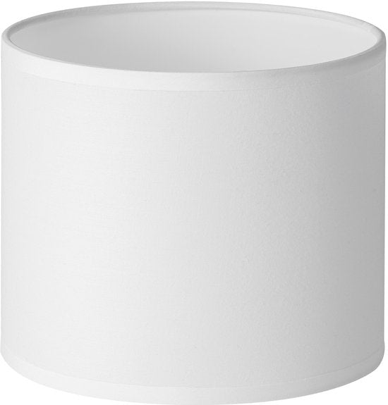 Home Sweet Home - Stoffen Lampenkap Bling - Ø 20 cm – Wit - Cilinder - Lampenkappen voor wandlamp, tafellamp en hanglamp - afbeelding 1