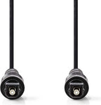 Nedis Optische Audiokabel - TosLink Male - TosLink Male - m - Rond - PVC - Zwart - afbeelding 5