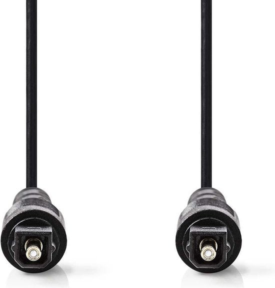 Nedis Optische Audiokabel - TosLink Male - TosLink Male - m - Rond - PVC - Zwart - afbeelding 5