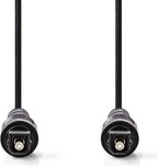 Nedis Optische Audiokabel - TosLink Male - TosLink Male - m - Rond - PVC - Zwart - afbeelding 57