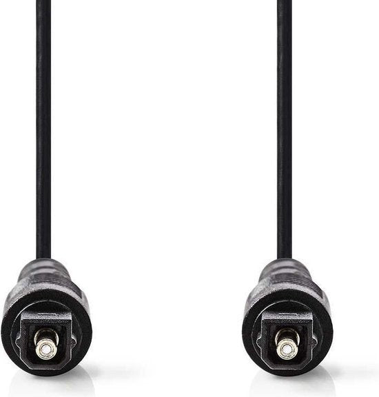 Nedis Optische Audiokabel - TosLink Male - TosLink Male - m - Rond - PVC - Zwart - afbeelding 57