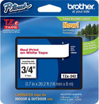 TZ-242 18mm - red on white - laminated (8m) - afbeelding 10