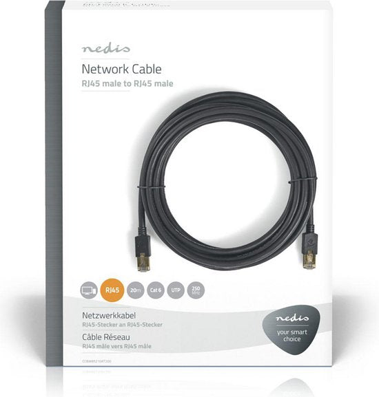 Nedis CAT6 Netwerkkabel - RJ45 Male - RJ45 Male - F/UTP - m - Rond - LSZH / PVC - afbeelding 23