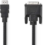 Nedis HDMI Kabel - HDMI Connector - DVI-D 24+1-Pins Male - 1080p - Vernikkeld - 5.00 m - Recht - PVC - Zwart - Envelop - afbeelding 4