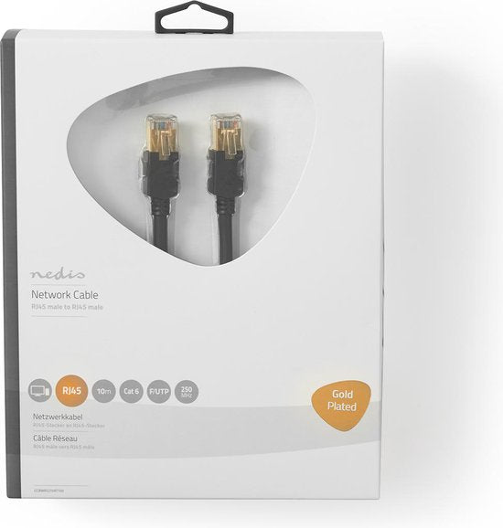 Nedis CAT6 Netwerkkabel - RJ45 Male - RJ45 Male - F/UTP - m - Rond - LSZH / PVC - afbeelding 43