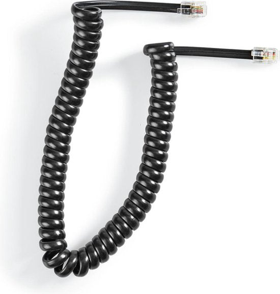 Nedis Telecomkabel - RJ10 Male - RJ10 Male - 5.00 m - Kabel design: Gekruld - Kabeltype: RJ10 - Zwart - Envelop - afbeelding 16
