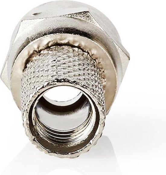 F-connector | Mannelijk | Voor 6,8mm-coaxkabels | 25 stuks | Metaal - afbeelding 1