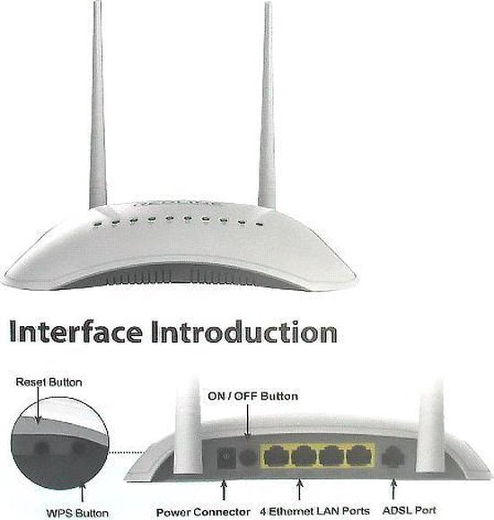 Redline Draadloze Router 300Mbps RL-WMR2300 - afbeelding 3
