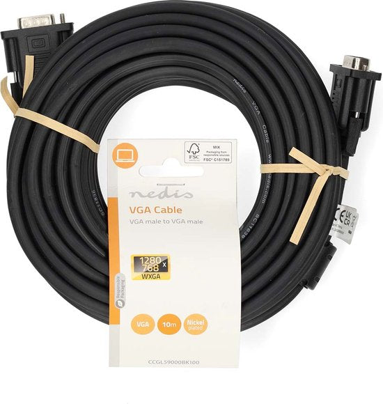 VGA-kabel | VGA male  -  VGA male | m | Zwart - afbeelding 58