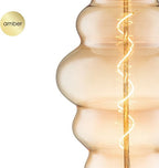 Home Sweet Home - Edison Vintage E27 LED filament lichtbron Spiraal - Amber - 18/18/38cm - Dimbaar - 4W 280lm 2700K - warm wit licht - geschikt - afbeelding 9