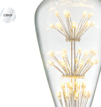 Home Sweet Home - Edison Vintage E27 LED filament lichtbron Drop - Helder - 6.4/6.4/13cm - ST64 Crystal - Retro LED lamp - 2W 95lm 2200K - warm wit - afbeelding 2
