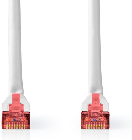 Nedis CAT6-kabel - RJ45 Male - RJ45 Male - S/FTP - m - Rond - PVC - Grijs - Label - afbeelding 4