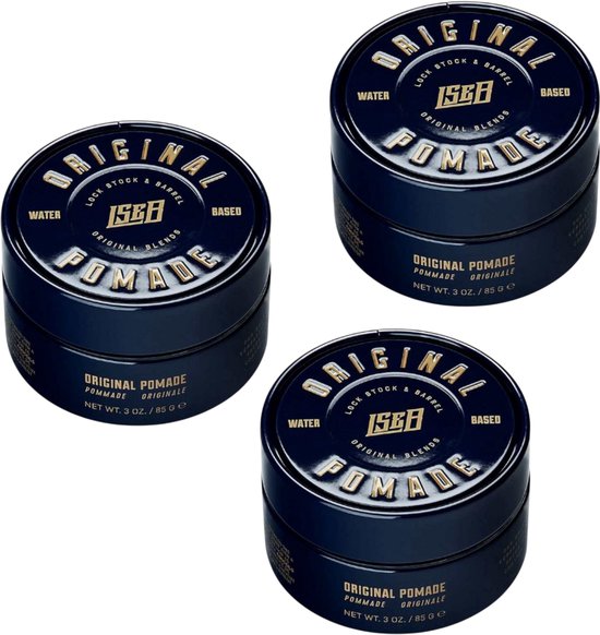 3 x LS&B Original Blends Original Pomade, 85 gram (Lock Stock & Barrel) - afbeelding 1