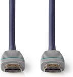 Bandridge BVL2101 Ultra High-speed Hdmi™-kabel Met Ethernet Hdmi-connector - Hdmi-connector 1,0 M Blauw - afbeelding 2