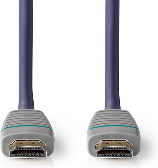 Bandridge BVL2101 Ultra High-speed Hdmi™-kabel Met Ethernet Hdmi-connector - Hdmi-connector 1,0 M Blauw - afbeelding 2