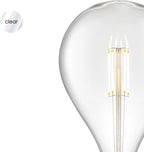 Home Sweet Home - Edison Vintage E27 LED filament lichtbron Carbon - Helder - 16/16/29cm - G160 Ovaal - Retro LED lamp - Dimbaar - 4W 440lm 3000K - - afbeelding 2