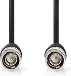 Nedis BNC-Videokabel - BNC Male - BNC Male - Vernikkeld - 75 Ohm - 1.00 m - Rond - PVC - Zwart - Label - afbeelding 6