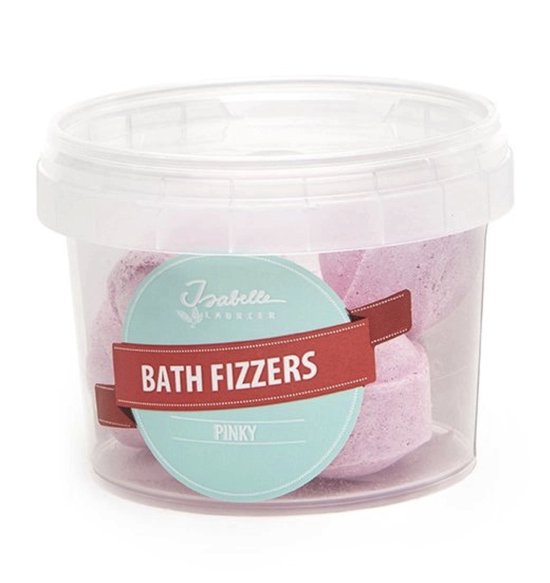Isabelle Laurier Bath Pearls Passion Fruit 8x3,5g + Bath Fizzers Pinky 5x8g - 12 doosjes (6+6) in overdoos - afbeelding 4