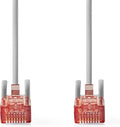 Nedis CAT6 Netwerkkabel - RJ45 Male - RJ45 Male - U/UTP - m - Rond - PVC - Label - afbeelding 1
