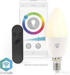 Nedis SmartLife Multicolour Lamp - Wi-Fi - E14 - 470 lm - 4.90 W - RGB / Warm tot Koel Wit - 2700 - 6500 - Android / IOS - Kaars - 1 Stuks - afbeelding 11
