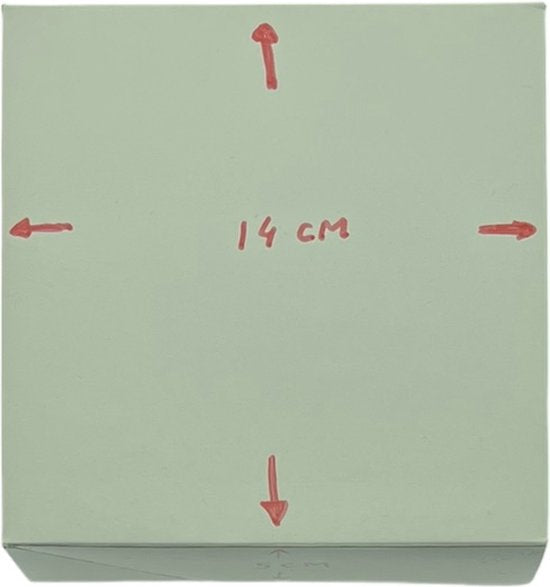 Leeg (vouw) Doosje wit Universeel (Bonbons etc.) 80 st afmeting 14 cm x 14 cm x 5 cm(LxBxH) - afbeelding 3