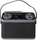 Nedis DAB+ Radio - Tafelmodel - DAB+ / FM - 2.40 " - Kleurenscherm - Batterij Gevoed / Netvoeding - Digitaal - 24 W - Bluetooth - Koptelefoonoutput - Wekkerfunctie - Slaaptimer - IP20 - Handvat - Zwart - afbeelding 7
