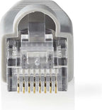 Nedis RJ45-Connector - Male - Solid UTP CAT6 - Recht - Verguld - 10 Stuks - PVC - Grijs - Doos - afbeelding 12