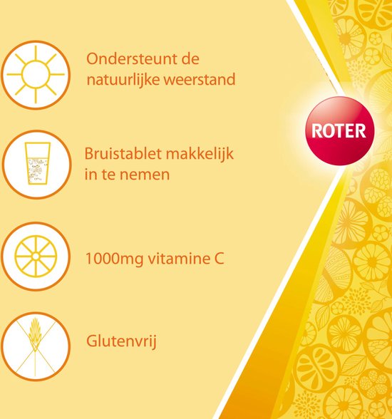 Roter Vitamine C Bruistabletten Sinaasappel Abrikoos - 3 x 2 x 20 stuks - Voordeelverpakking - afbeelding 7