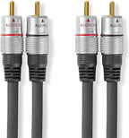 Stereo-Audiokabel | 2x RCA Male - 2x RCA Male | m | Antraciet - afbeelding 16