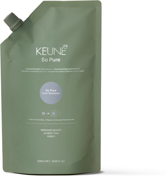 Keune So Pure Cool Shampoo Refill 1000 ml - afbeelding 4