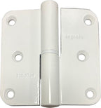 Set 2 stuks Argenta Aluminium Paumelle Scharnier Rechts (DIN) 80 x 80 RAL 9010 - afbeelding 2