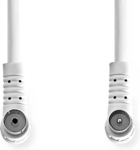 Nedis CoaxCbl 120dB IEC (Coax) M-IEC (Coax) F WH - afbeelding 3