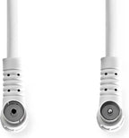 Nedis CoaxCbl 120dB IEC (Coax) M-IEC (Coax) F WH - afbeelding 3